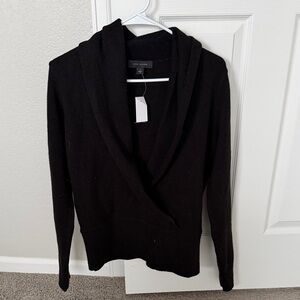 NWT Ann Taylor Classic Black Cowl Neck Sweater